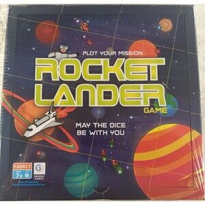 Rocket Lander Game Plot Your Mission by Griddly Games May The Dice Be With You